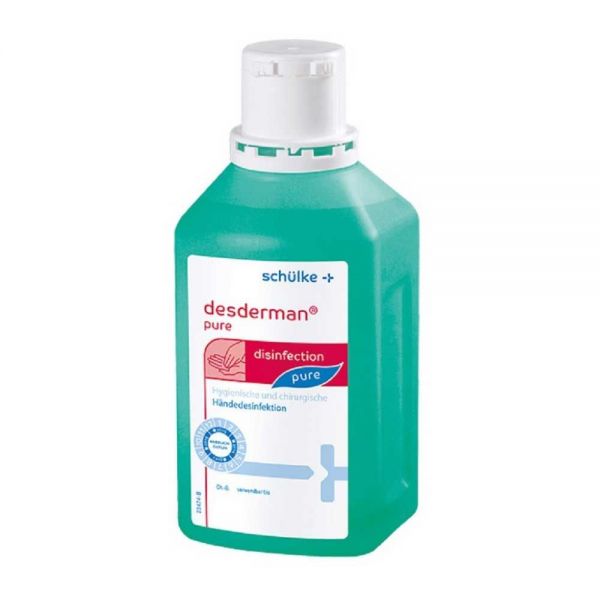 Schülke desderman pure Händedesinfektion: 1000-ml Flasche mit Schraubdeckel