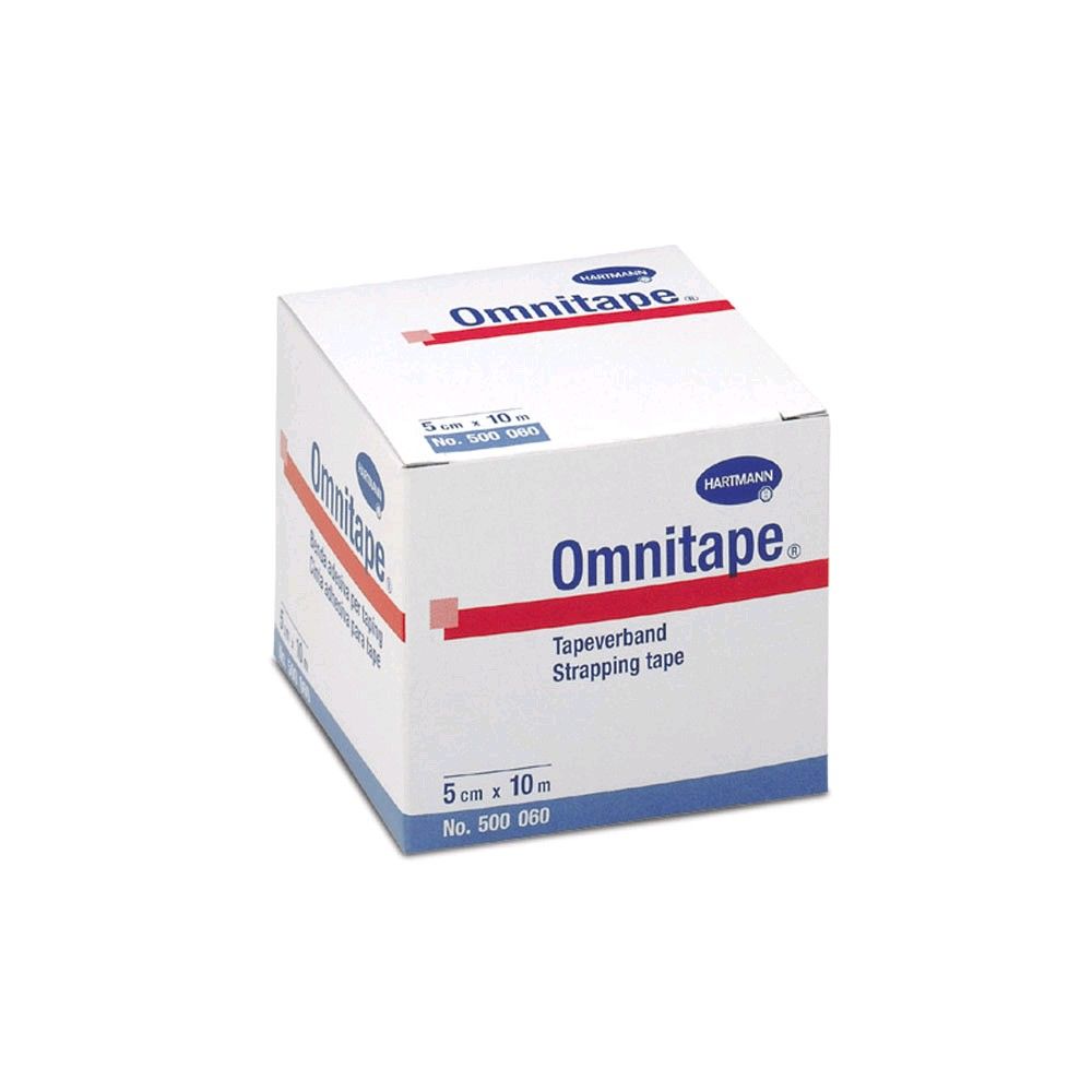 Tapeverband-Packung Hartmann Omnitape, weiß, 5 cm x 10 m, 1 Rolle