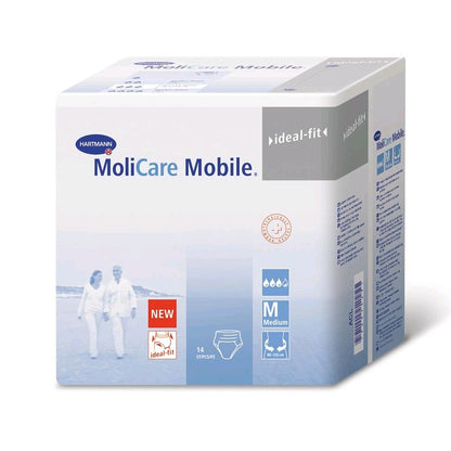 Inkontinenzslips-Verpackung MoliCare Mobile normal, Karton frontal