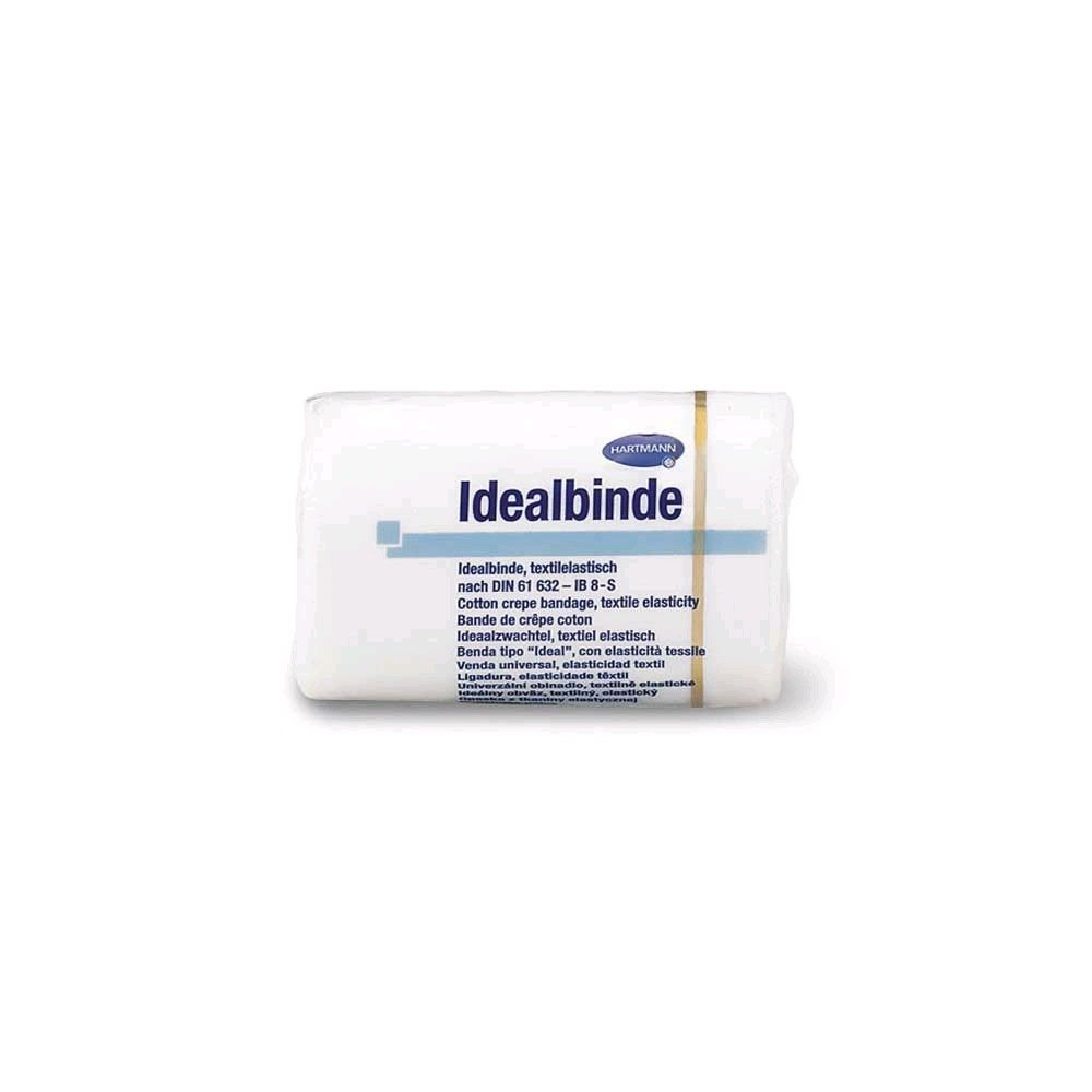 Verpackung der elastischen Bandage, weiß, 10 Stück, textilelastisch, 5 m, ohne Klammern