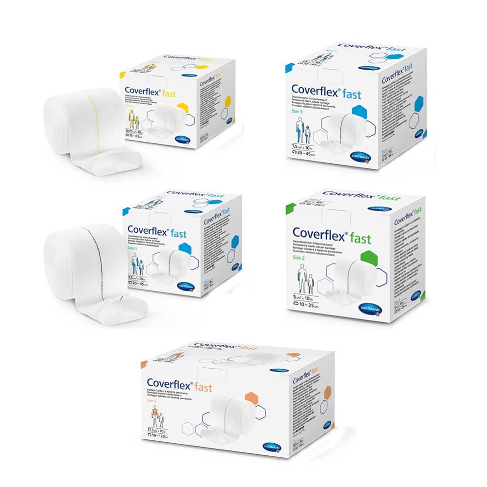 Hartmann Schlauchverband Coverflex fast, weiß gerollt, mit Verpackung