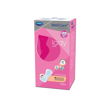 MoliCare® Premium Lady Pad von Hartmann, pinke Packung mit 28 Stück