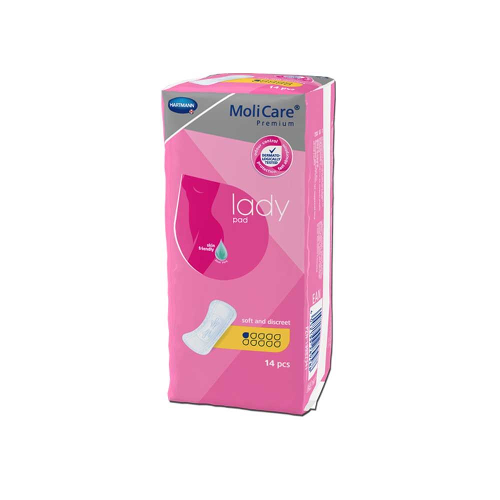 MoliCare® Premium Lady Pad von Hartmann, pinke Verpackung, 14 Stück
