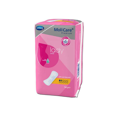 MoliCare® Premium Lady Pad von Hartmann, pinke Verpackung, 14 Stück