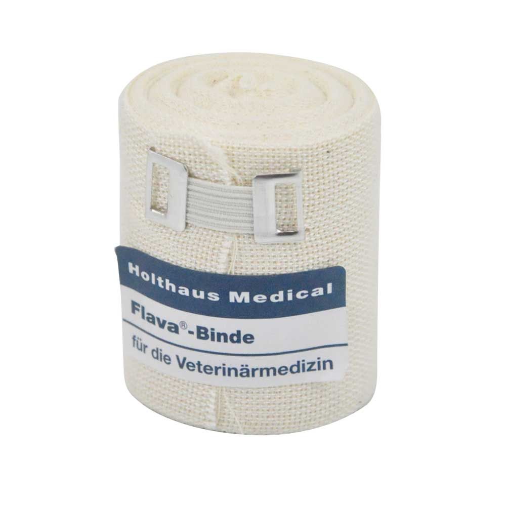 Holthaus Medical Flava®-Binde, starre Rollbinde mit Klammern, hellbeige