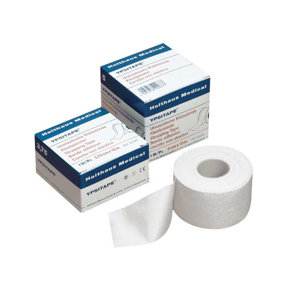 Holthaus Medical YPSITAPE starre weiße Klebebinde, abrollbare Rolle