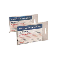 Holthaus Medical YPSIMED Augenbinde mit Gummiband, schwarz (Verpackung)