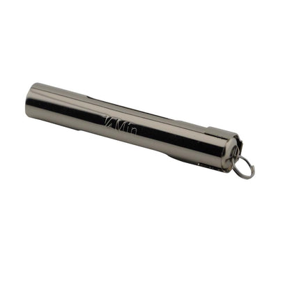 MC24® Schwesternuhr mit Clip, silberfarben, mit dunkler Beschriftung und Befestigungsring
