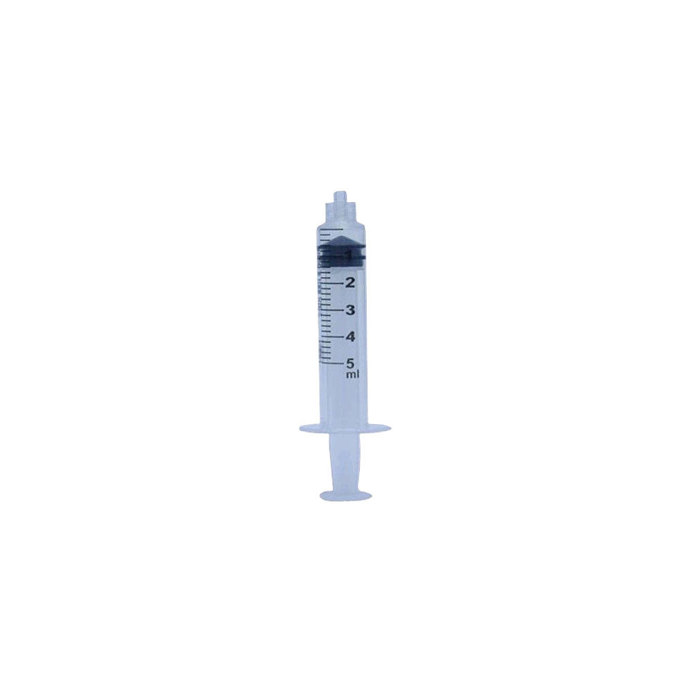Luer-Lock-Einmalspritze, Skala 2–5 ml, mit Kolben