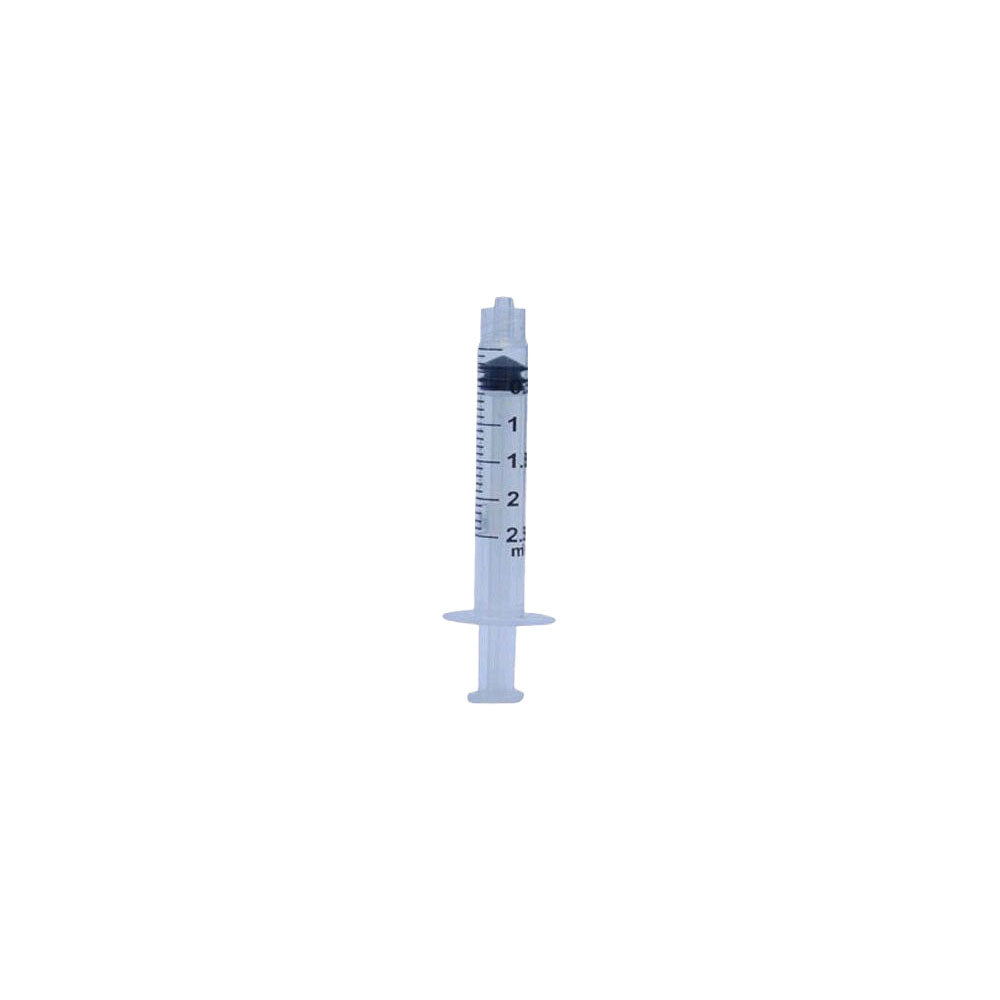 Luer-Lock-Einmalspritze, Skala 1–2 ml, mit Kolben
