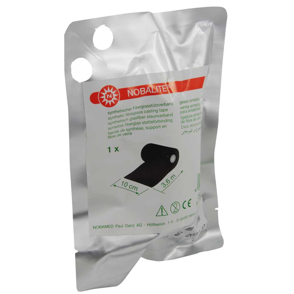 Noba NOBALITE® Castverband-Beutel, weiß mit NOBALITE®-Aufdruck und grüner Grafik