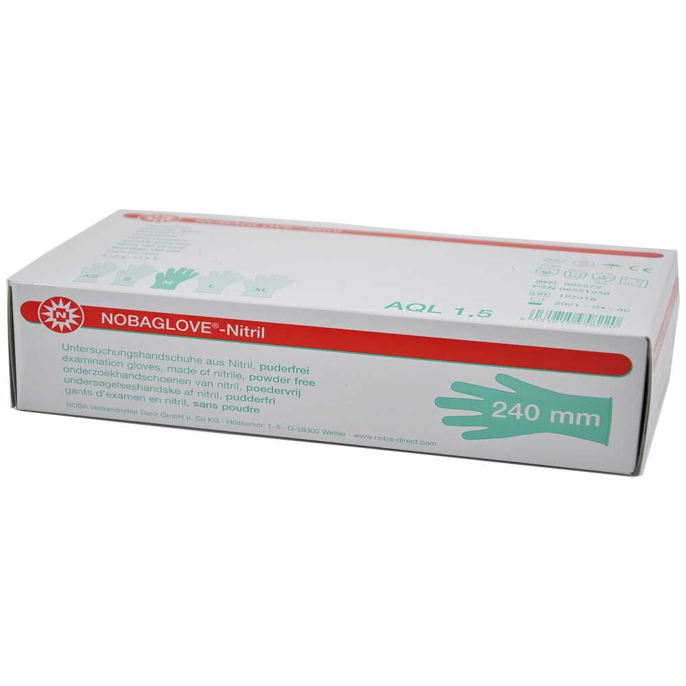 Nitril-Einmalhandschuhe, weiß, puderfrei, Schachtel mit 100 Stück
