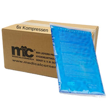 6er-Pack Gel-Kalt/Warm-Kompressen, blaue Folienbeutel und Karton