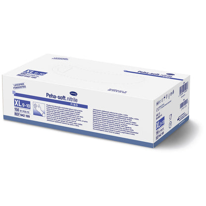 Nitrilhandschuh-Box Peha-soft fein, blau, Größe XL