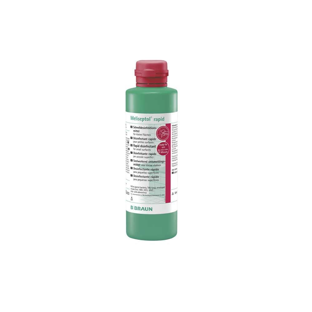 Meliseptol® rapid Desinfektionsmittel-Flasche, grün mit rotem Verschluss