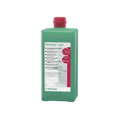 Meliseptol® rapid Desinfektionsmittel-Behälter, grün mit rotem Verschluss