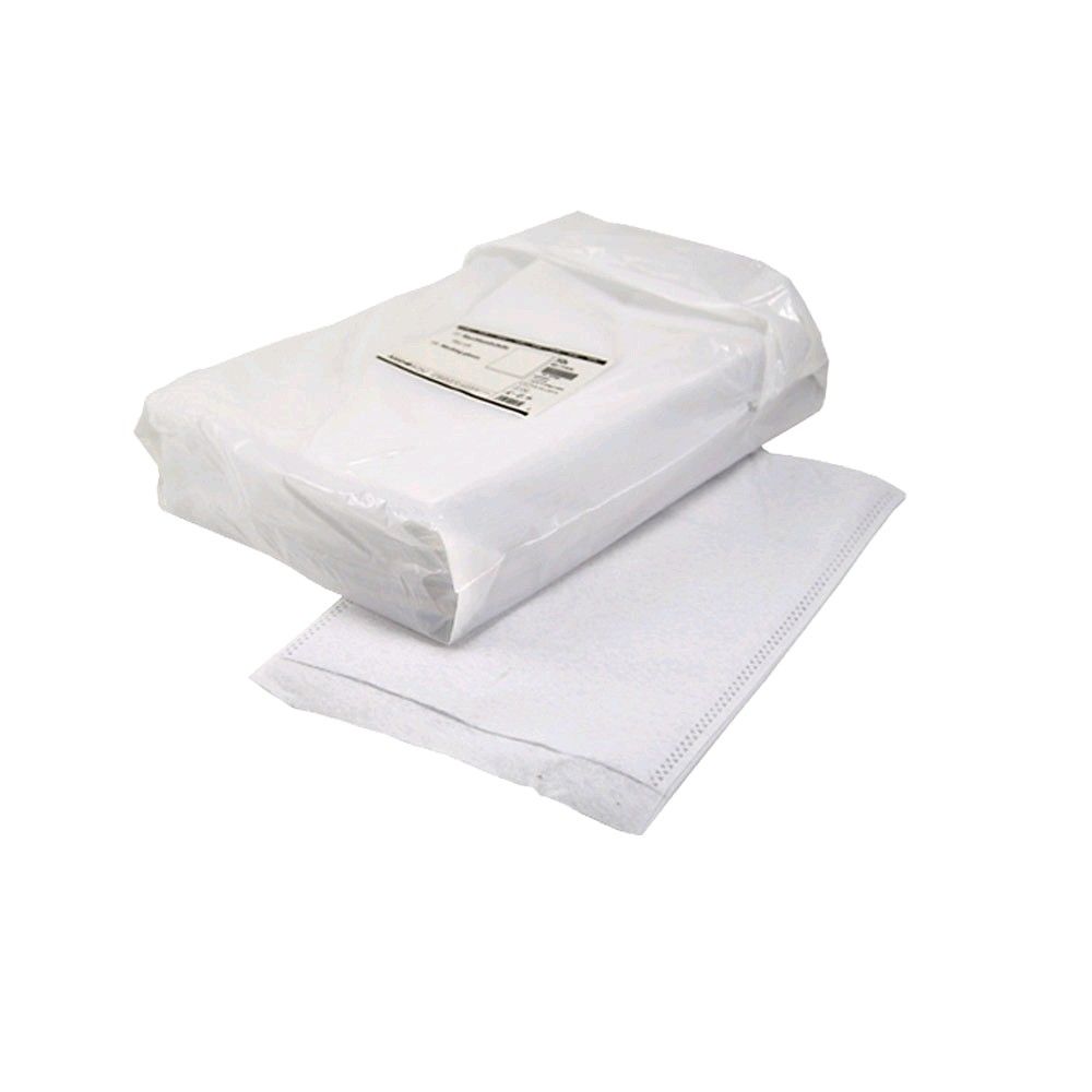Waschhandschuhe (2-seitig), weiß, im Folienbeutel verpackt