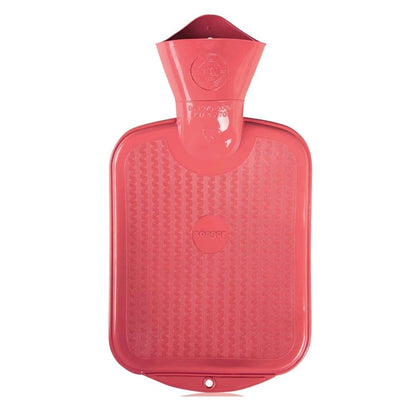 Sänger Kinderwärmflasche 0,8 l in Rosa, glatt mit feiner Reliefstruktur