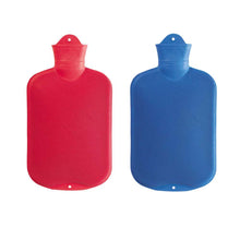 Sänger Wärmflasche mit Verschluss, gerippt, rot