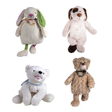 Kinder-Wärmflasche mit Kuscheltier-Bezug, 4 Modelle: Hase, Hund, Bär