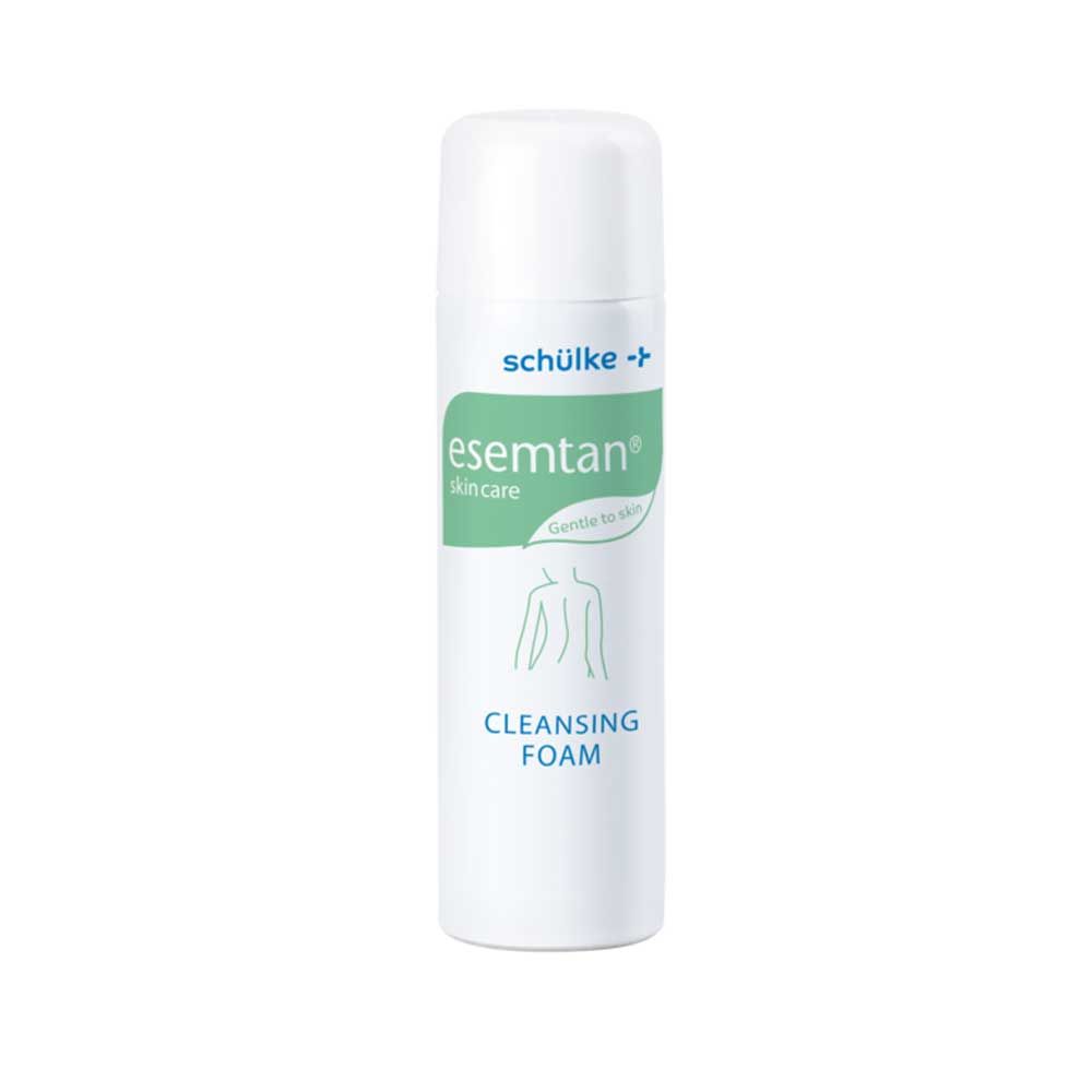 Reinigungsschaum-Flasche esemtan® von schülke+ mit weißem Deckel