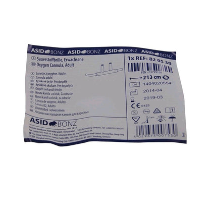 ASID BONZ Sauerstoffbrille mit Schlauch, 10er-Pack im Folienbeutel