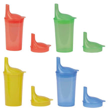 Behrend Trinkbecher-Set mit zwei Mundstücken, orange und grün, 250 ml
