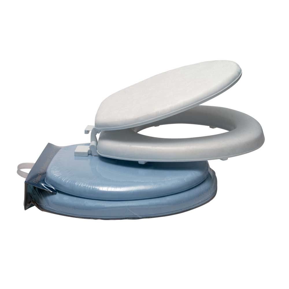 Behrend WC-Sitz mit gepolsterter Soft-Brille und Deckel, weiß