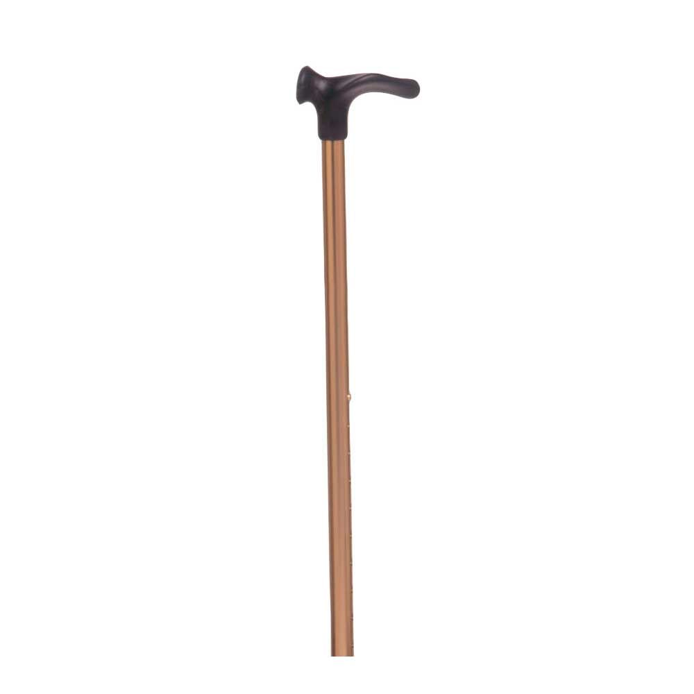 Gehstock mit anatomischem Griff, bronzefarben, mit Standspitze