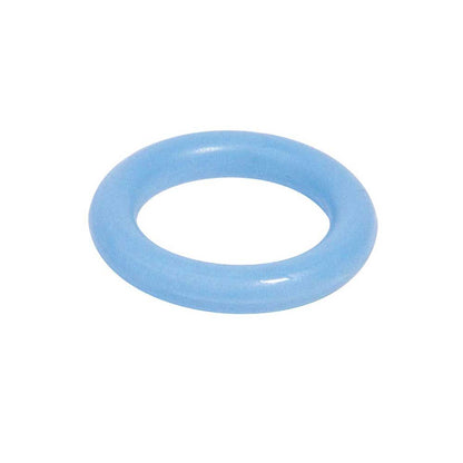 Ovaler Ring aus blauem Silikon (Ringpessar)