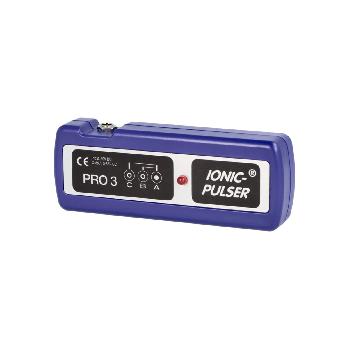 Elektrolysegerät Medionic Ionic-Pulser® PRO3, seitliche Ansicht mit Bedienelementen