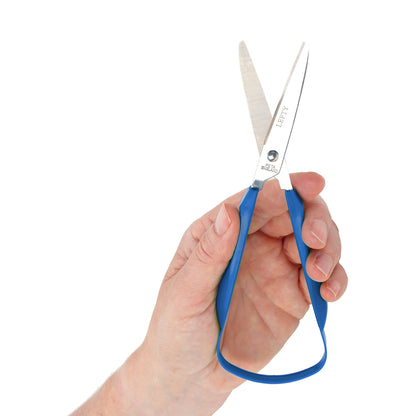 Schere mit EASI-GRIP Griff, blaue Kunststoffgriffe, Edelstahlklingen