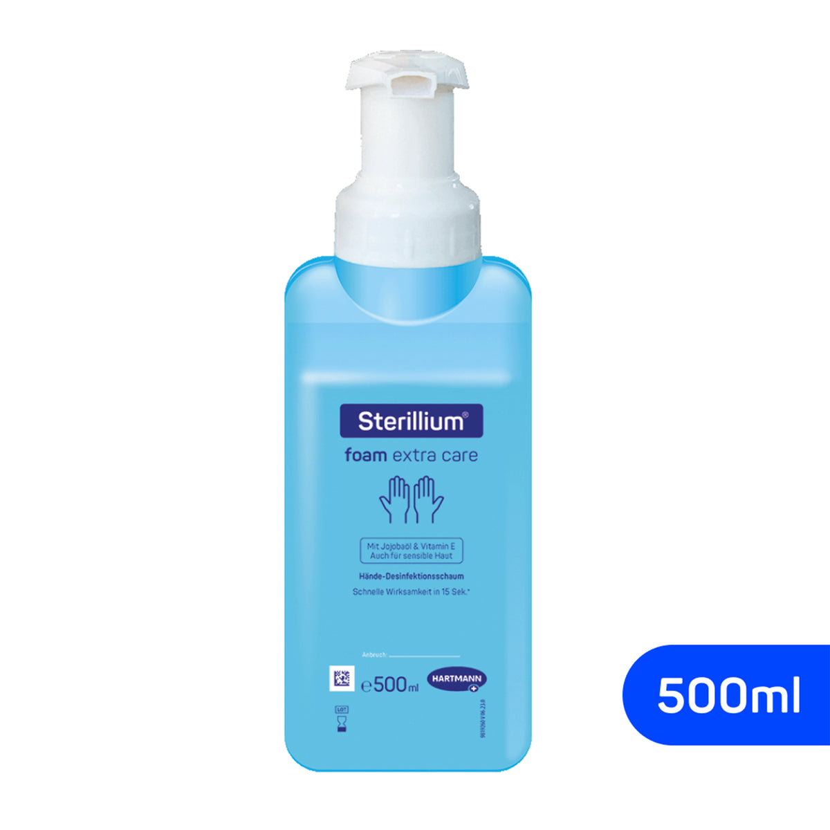 Hartmann Sterillium® foam extra care Spenderflasche mit Pumpe, 500 ml