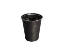 Euronda Monoart Einwegbecher, 180 ml, schwarz