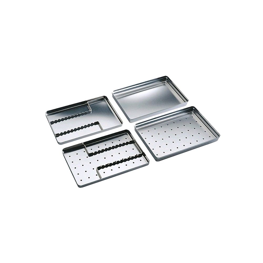 Edelstahl-Deckel für Normtray, gelocht und ungelocht, mehrteilig