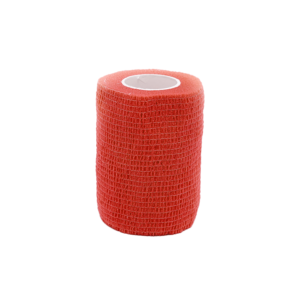 Selbsthaftende Vlivetbandage, rot, 7,5 cm × 4,5 m, Rolle