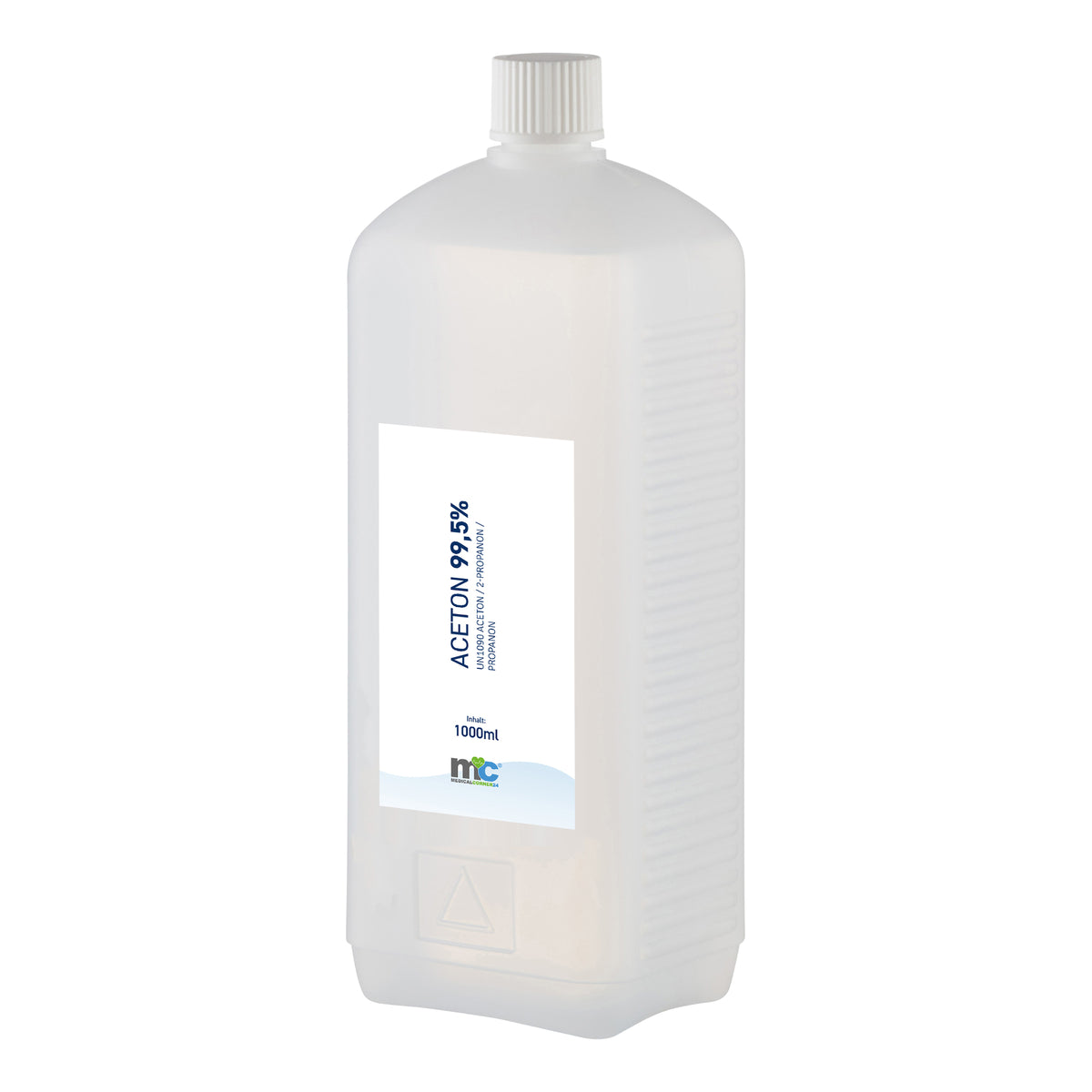 Aceton-Lösungsmittel in 1.000-ml-Flasche mit weißem Verschluss