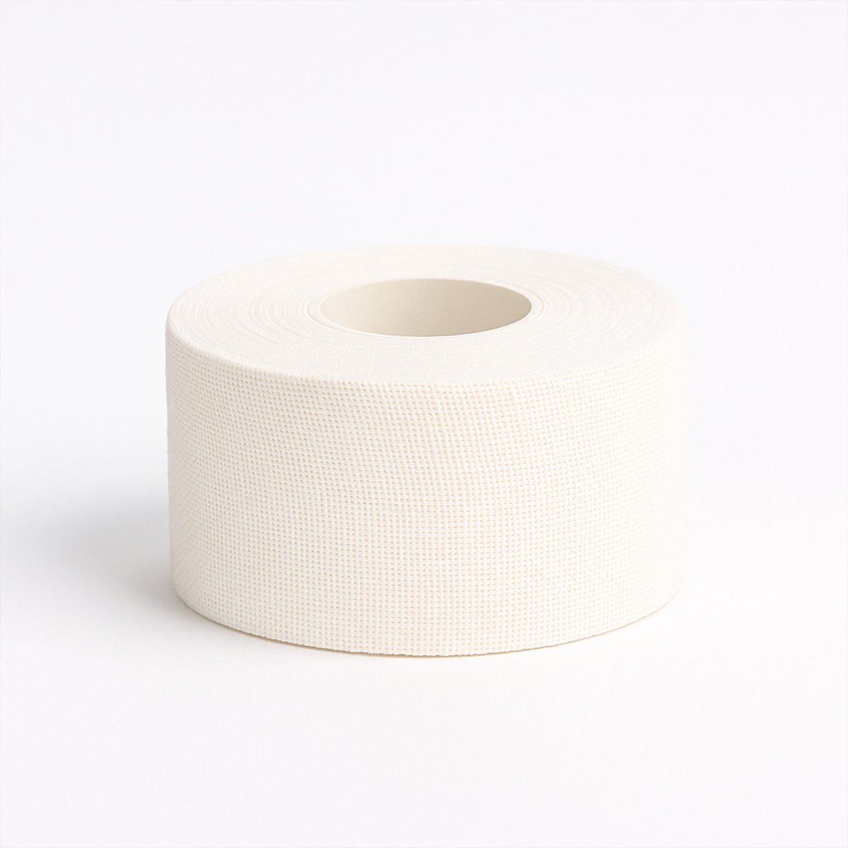 Medicalcorner24 SportTape: weiße Sporttape-Rolle, Seitenansicht