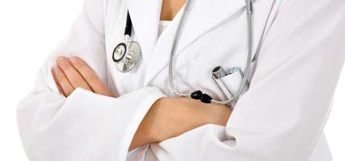 Camice da medico con tasche pratiche