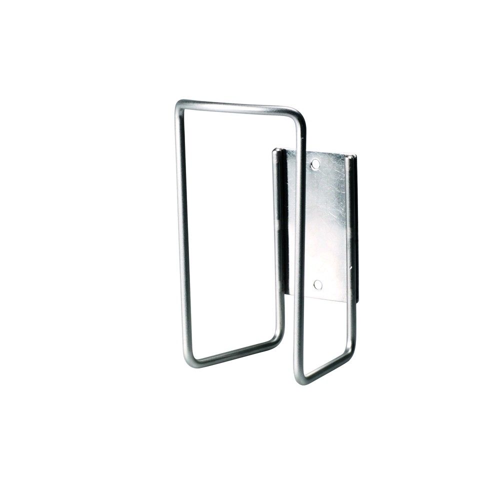Dettaglio del supporto a parete schülke per dispenser di salviette