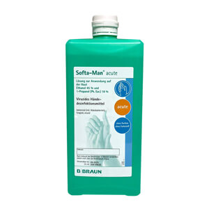 Disinfettante RKI disinfezione delle mani B. Braun Softa-Man