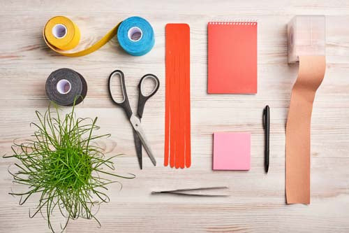 Kinesio tape in diversi spessori e tagli